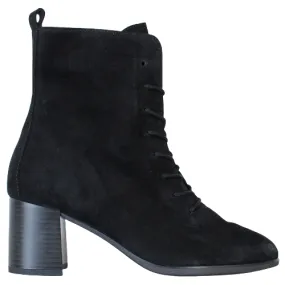 Gabor Block Heeled Ankle Boots - 35.534.17 - Black