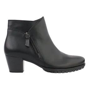 Gabor Block Heeled  Ankle Boots - 56.603.57 - Black