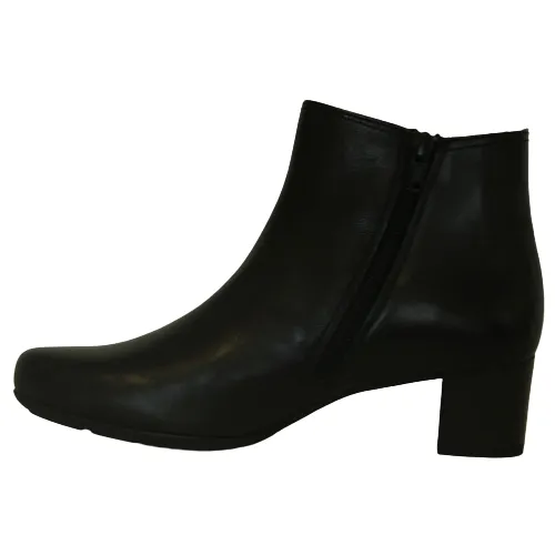 Gabor Block Heeled Ankle Boots - 92.827 - Black