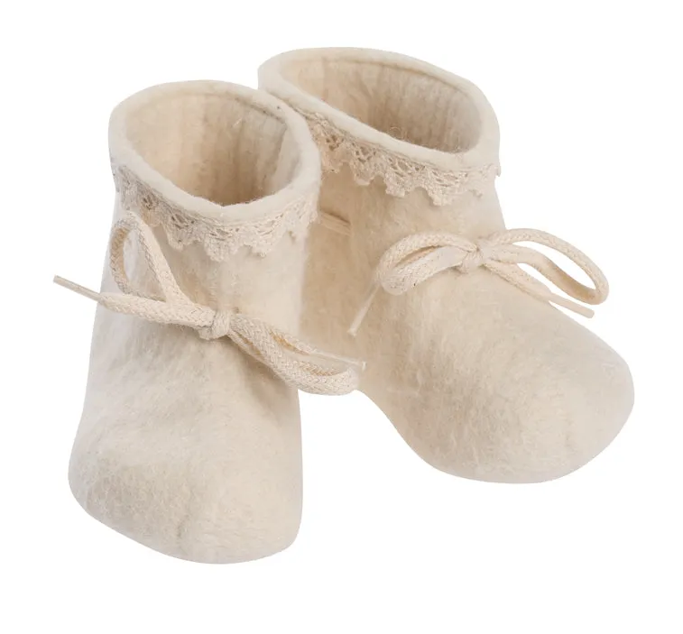 Glerups - Baby Slipper - White