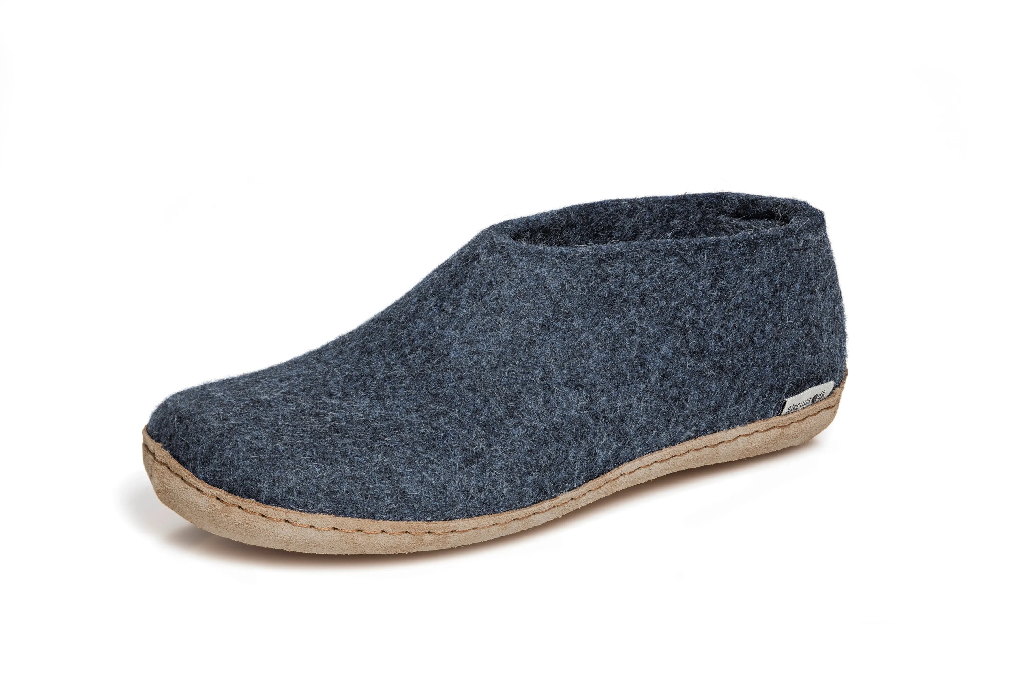 Glerups Unisex Shoe - Leather Soled - Denim