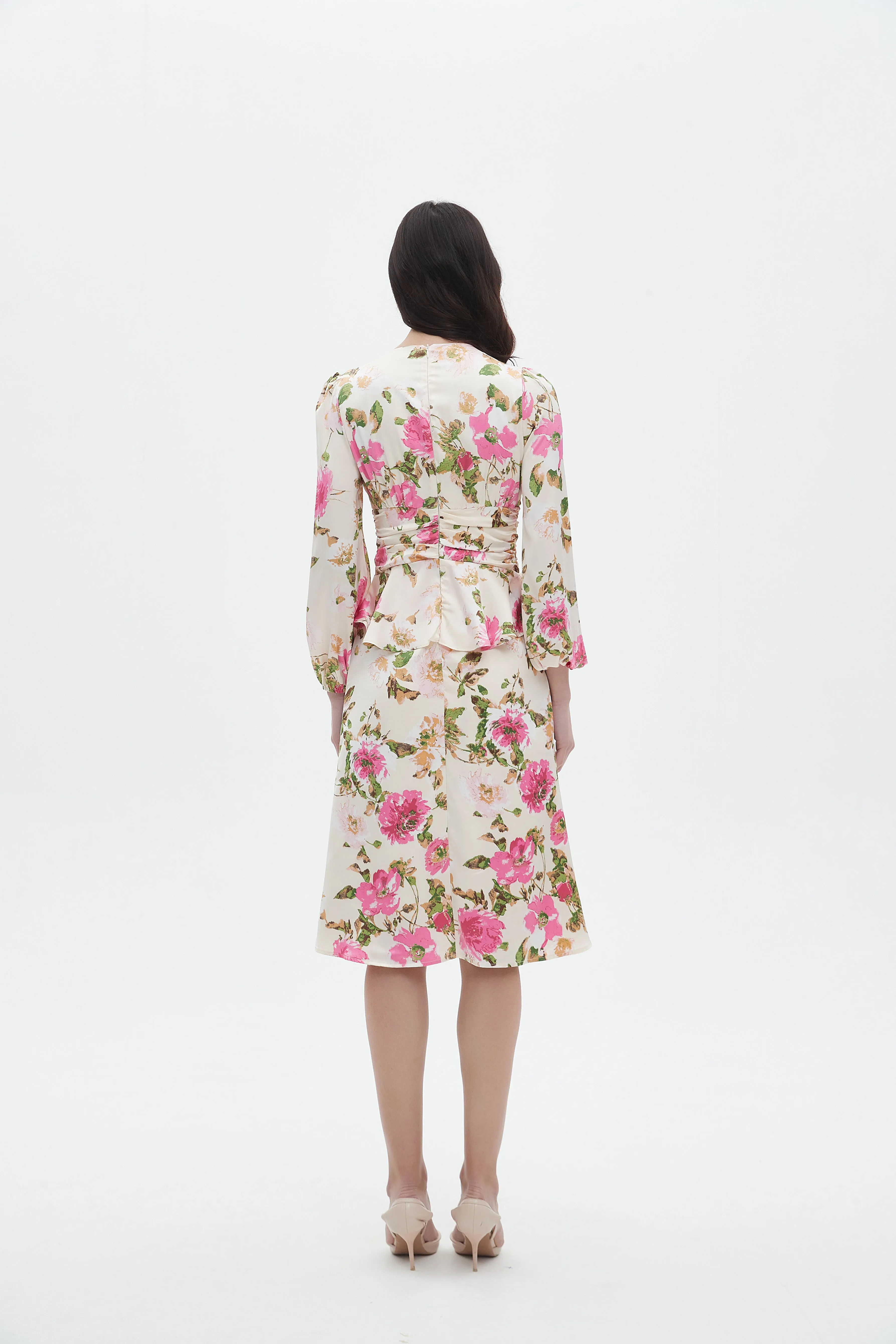 GRACIELA DRESS - CREAM FLORAL