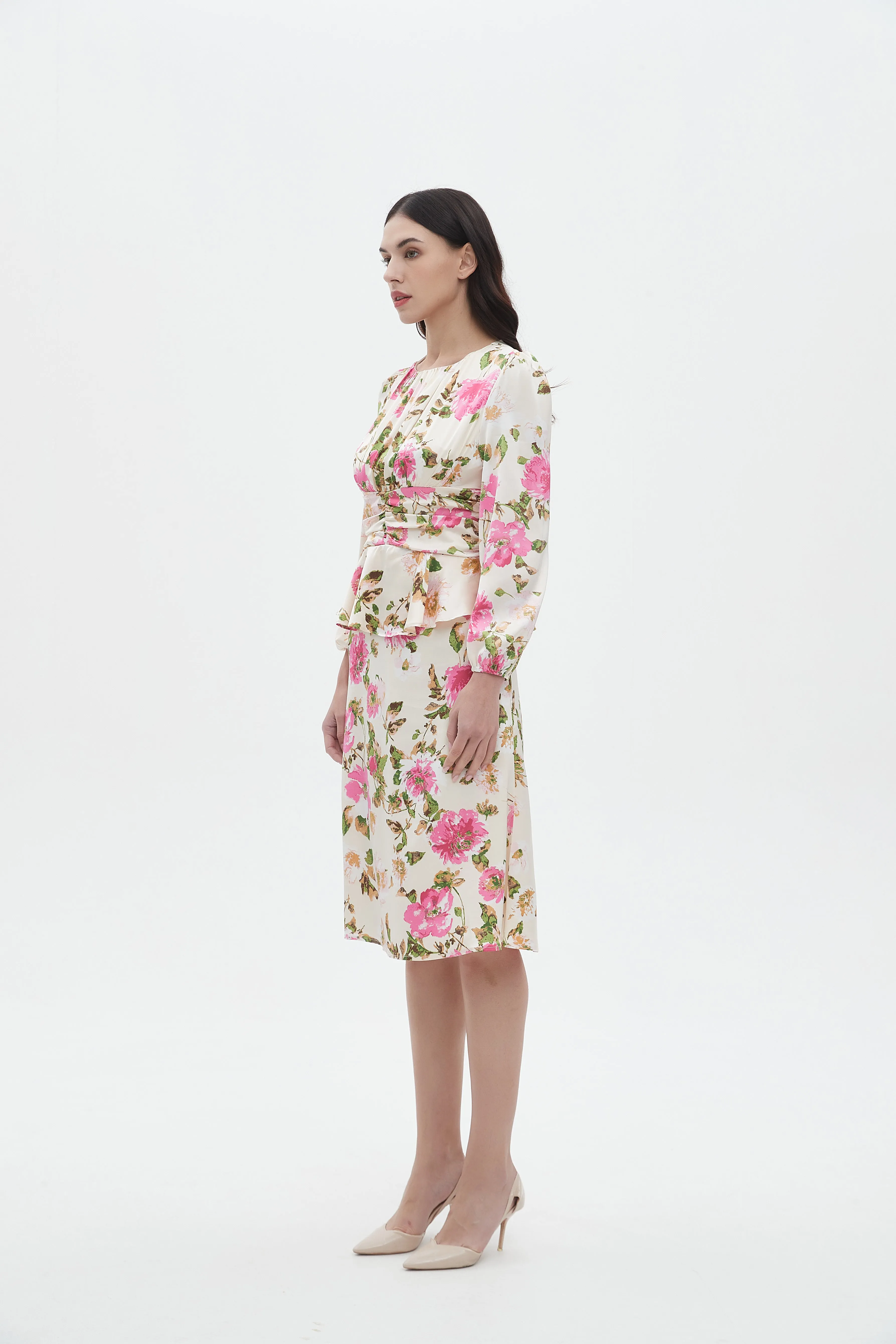 GRACIELA DRESS - CREAM FLORAL