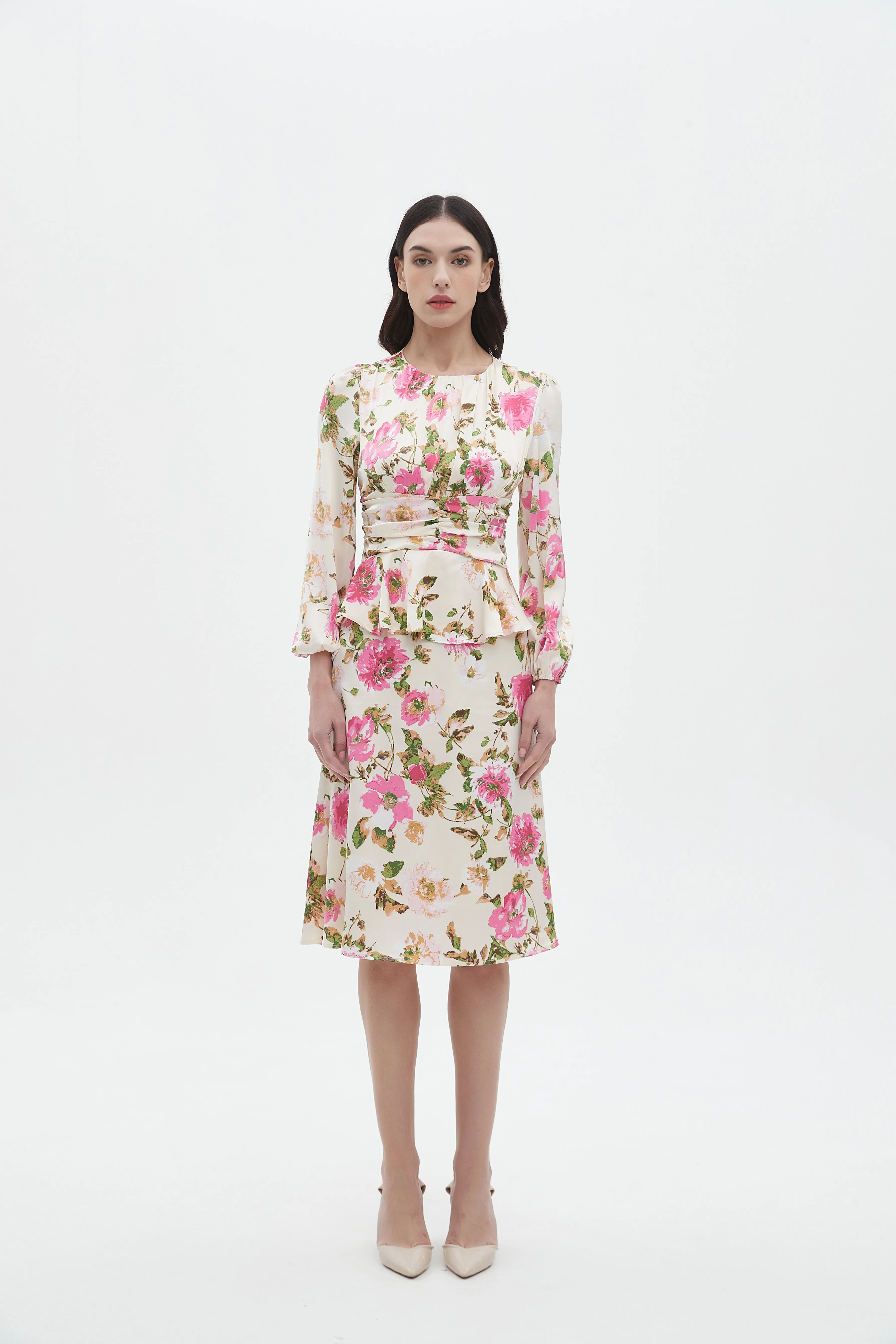 GRACIELA DRESS - CREAM FLORAL