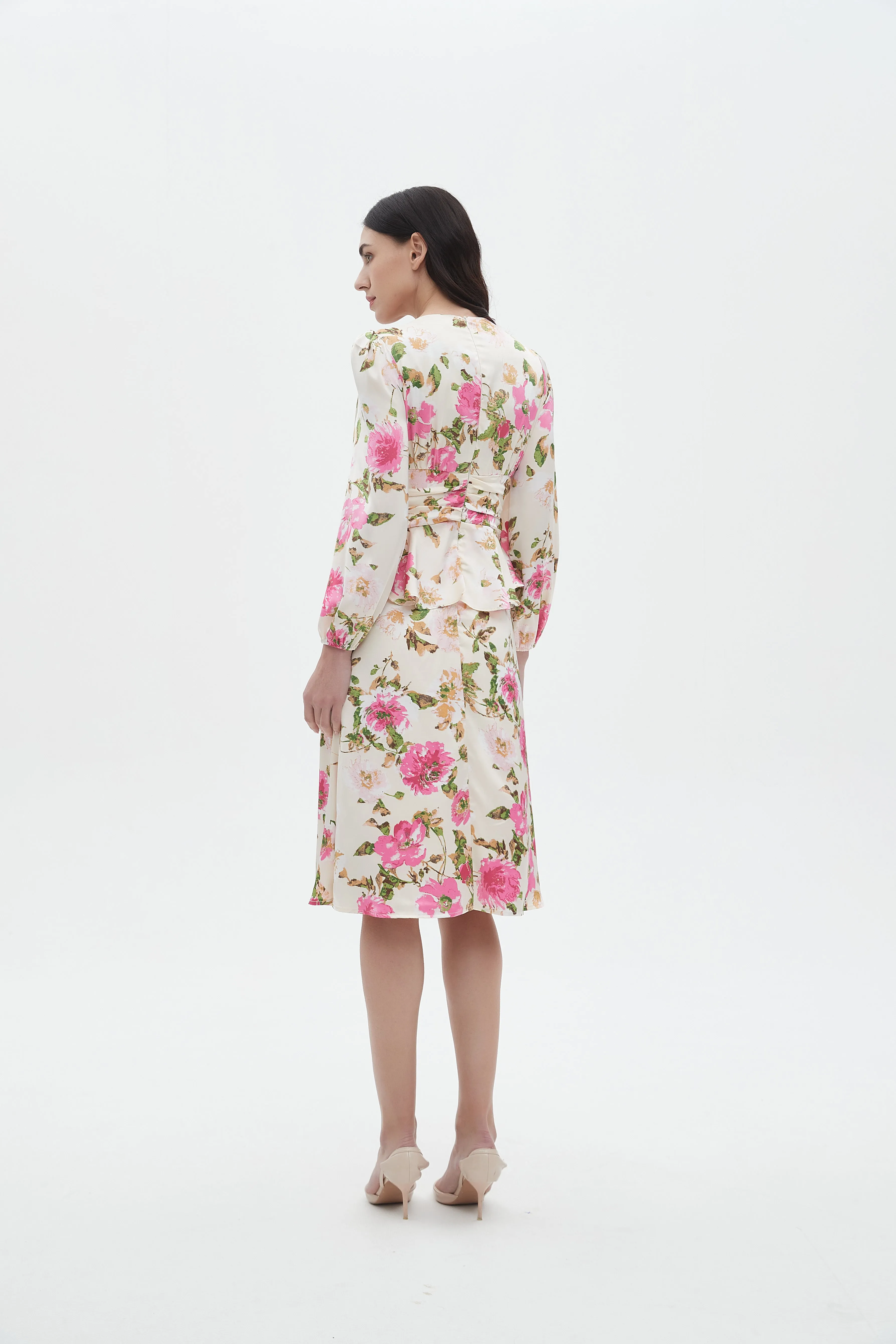 GRACIELA DRESS - CREAM FLORAL