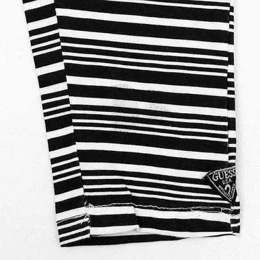 GUESS - KIDS COTTON STRIPED LEGGINGS GS418