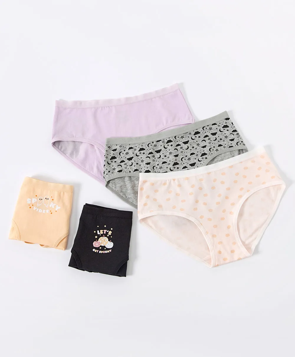 Happy Halloween Graphic 5-pack Hipster Panties