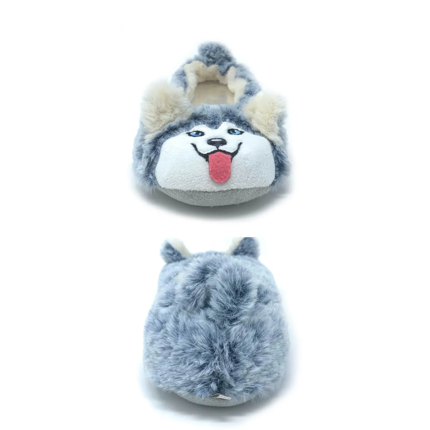 Husky Plush Slippers