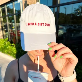 'I Need A Diet Coke' Baseball Hat