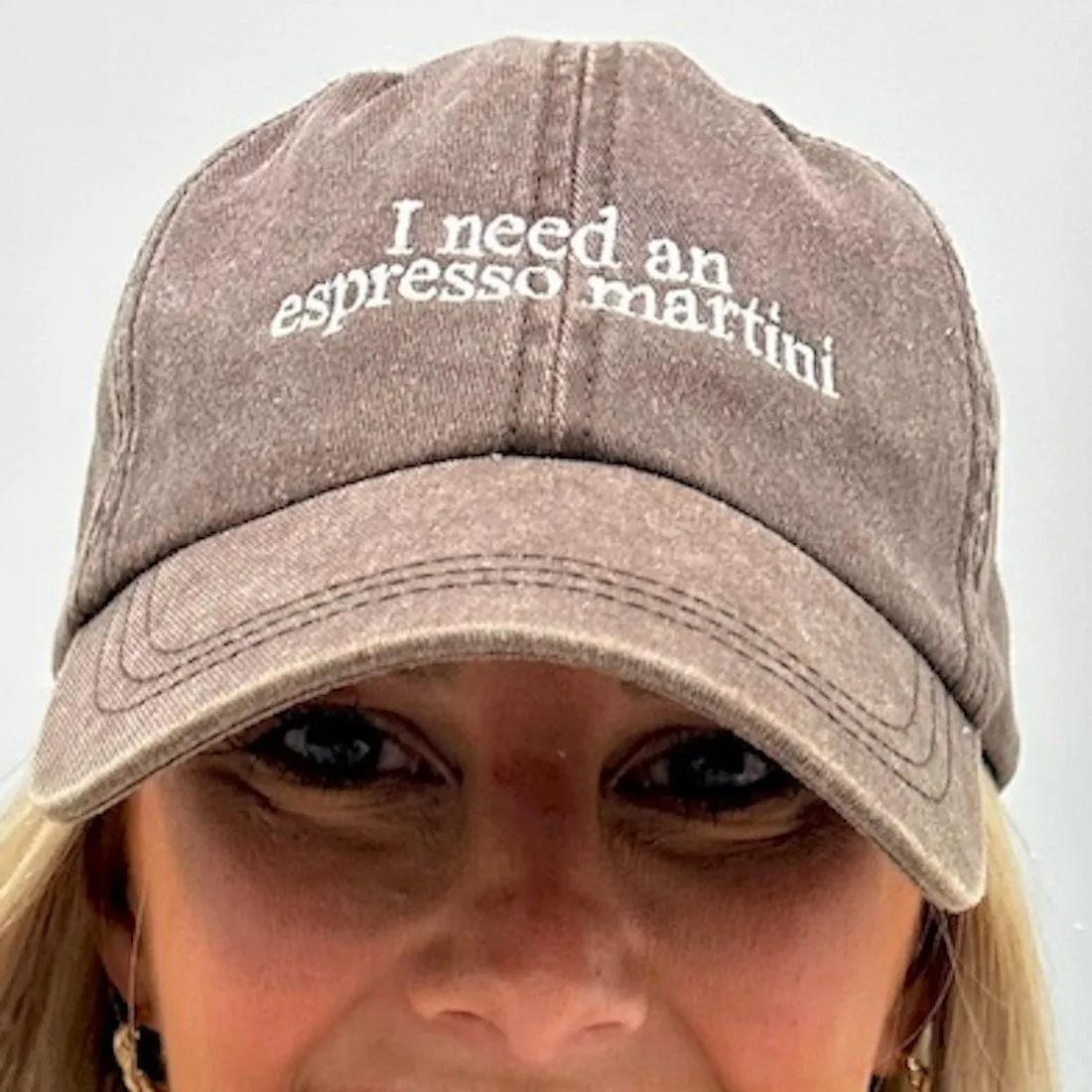 'I Need An Espresso Martini' Baseball Hat