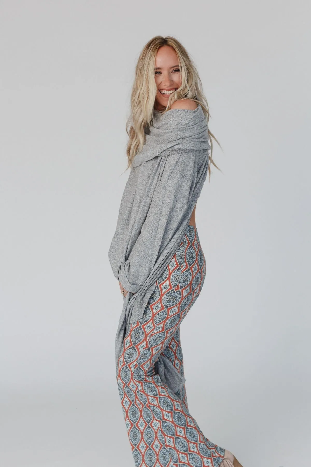 In Your Dreams Maxi Cardigan - Heather Gray