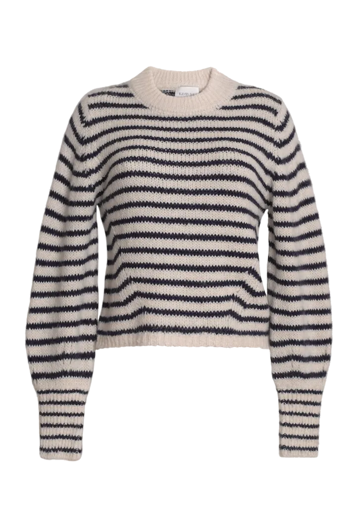 Kara Striped Crew Neck Sweater