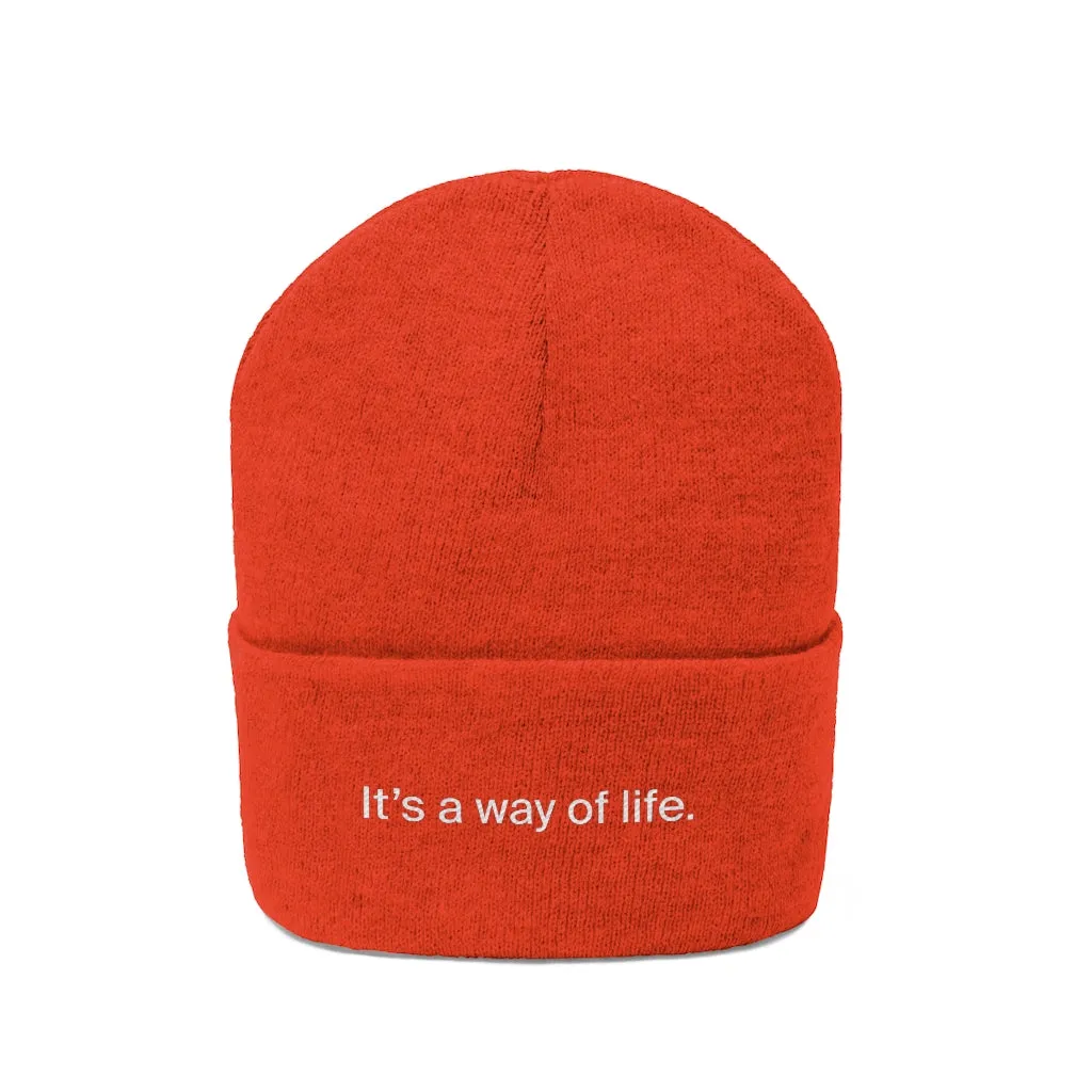 Knit Beanie "Way of Life"