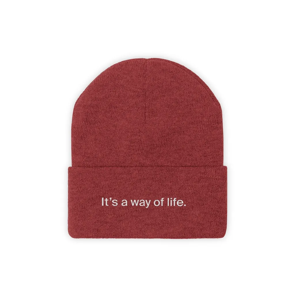 Knit Beanie "Way of Life"