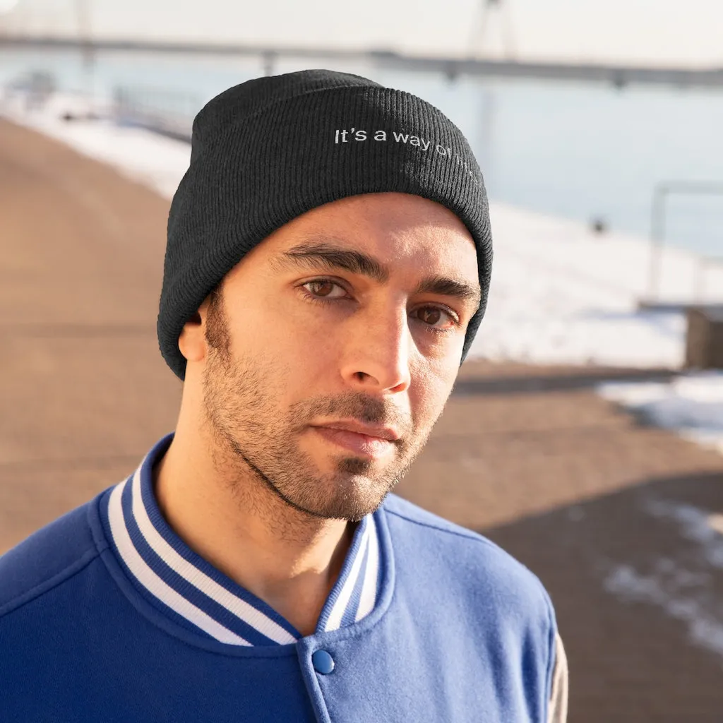 Knit Beanie "Way of Life"