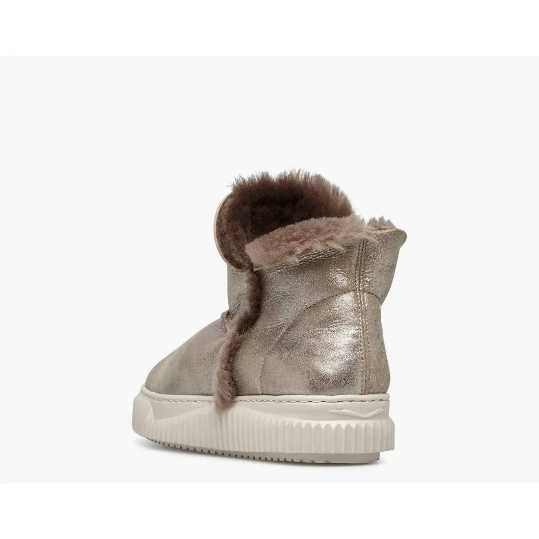 Land Taupe Sheepskin Moon Boots