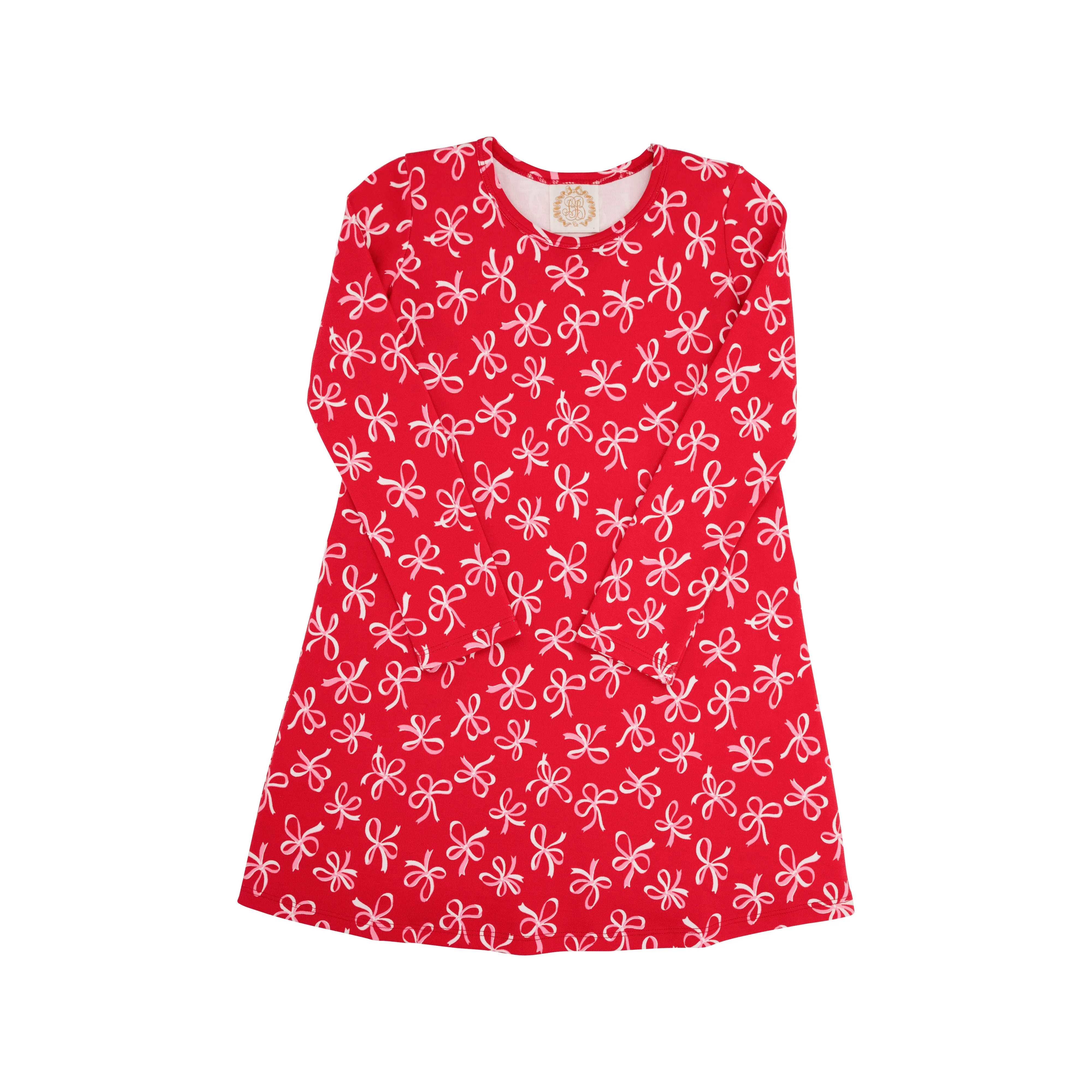 Long Sleeve Polly Play Dress - Bustling Bows