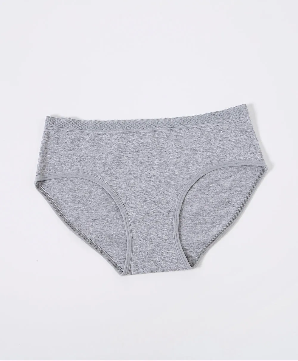 Mellow Peach Cotton 5-pack Hipster Panties