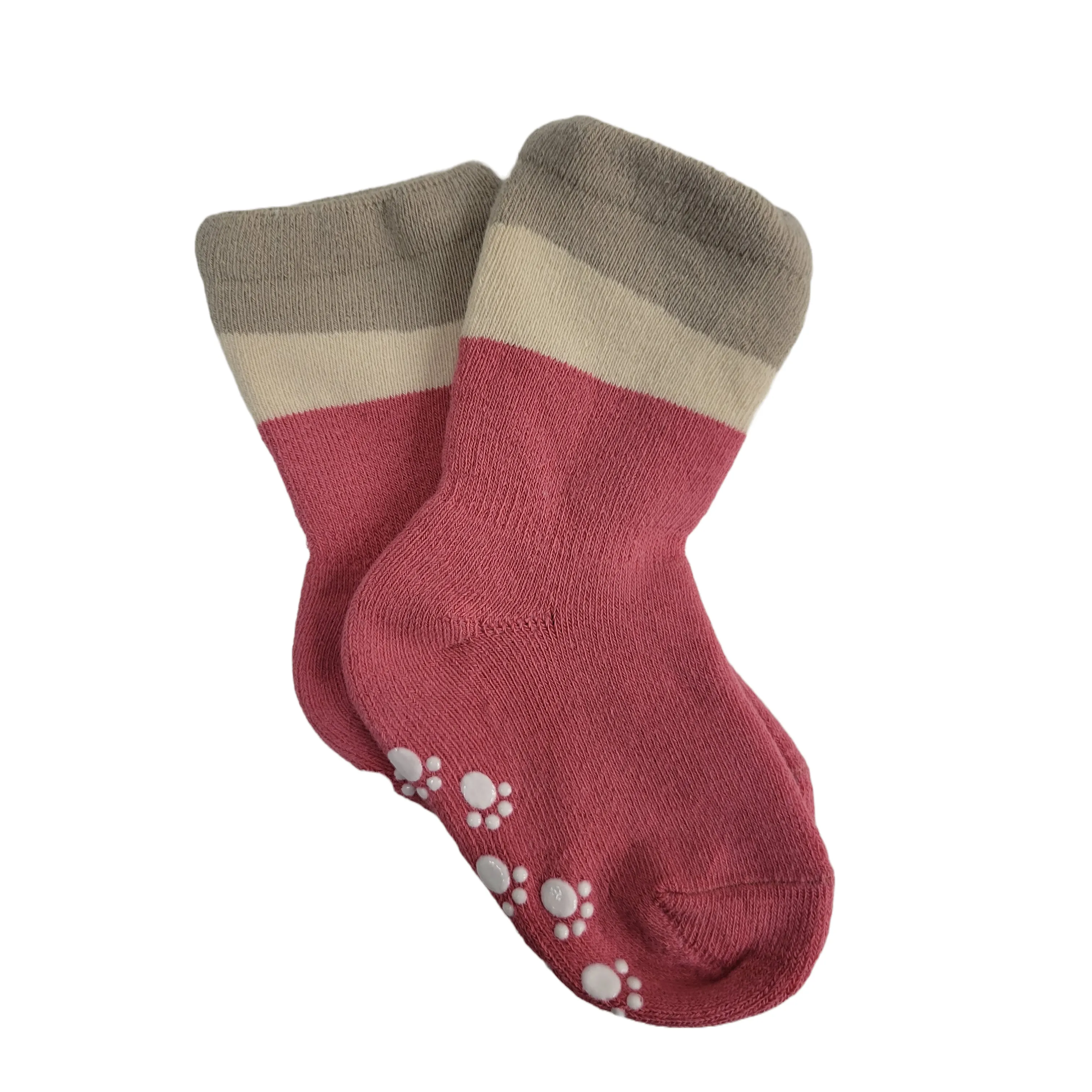 Non-Skid Christmas Themed Socks for Kids - Ages (6 mo.-1yr & 1 to 2yr)