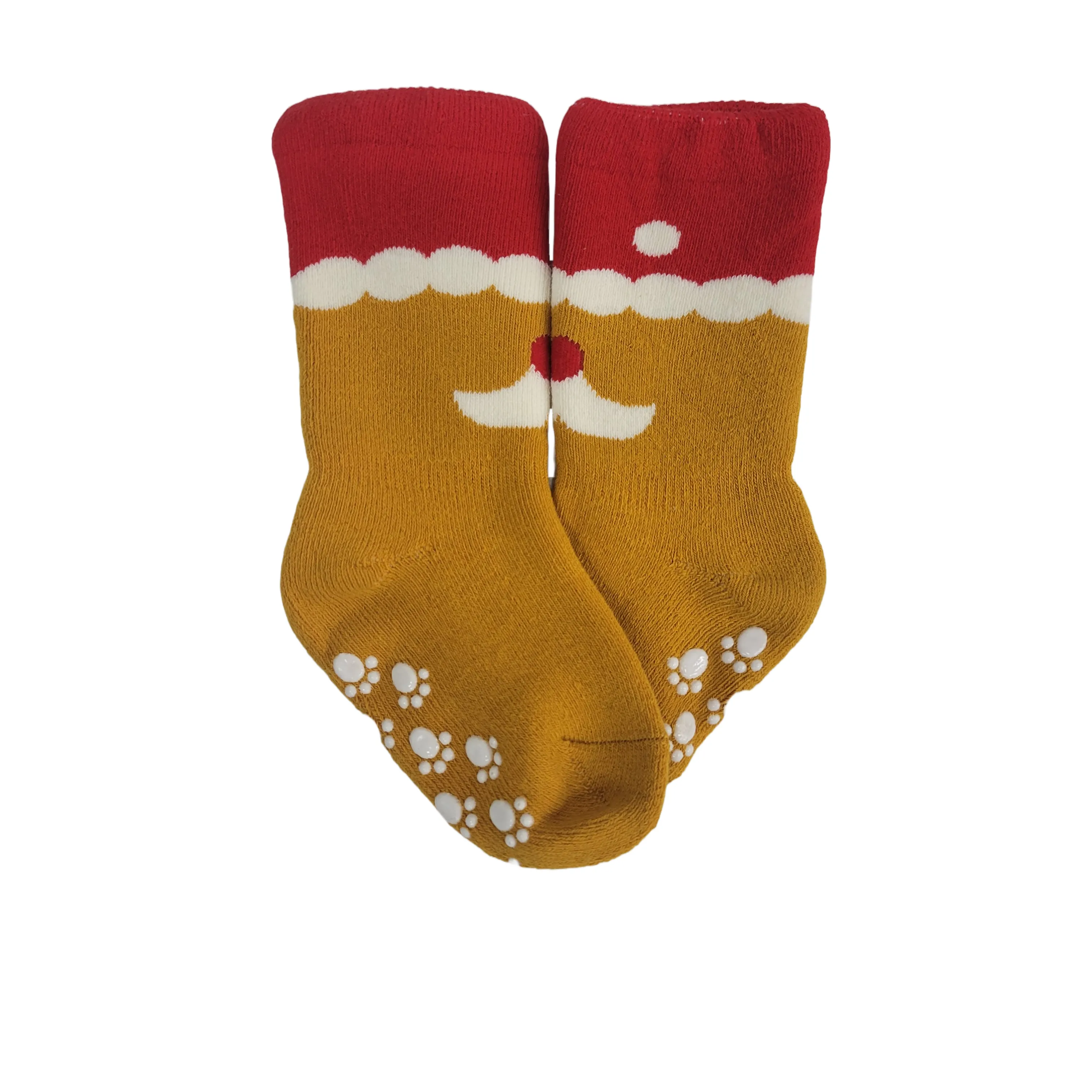 Non-Skid Christmas Themed Socks for Kids - Ages (6 mo.-1yr & 1 to 2yr)