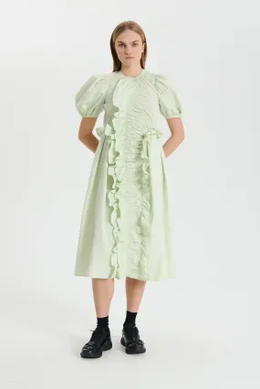 ORIELLA | DRESS COTTON PISTACHIO