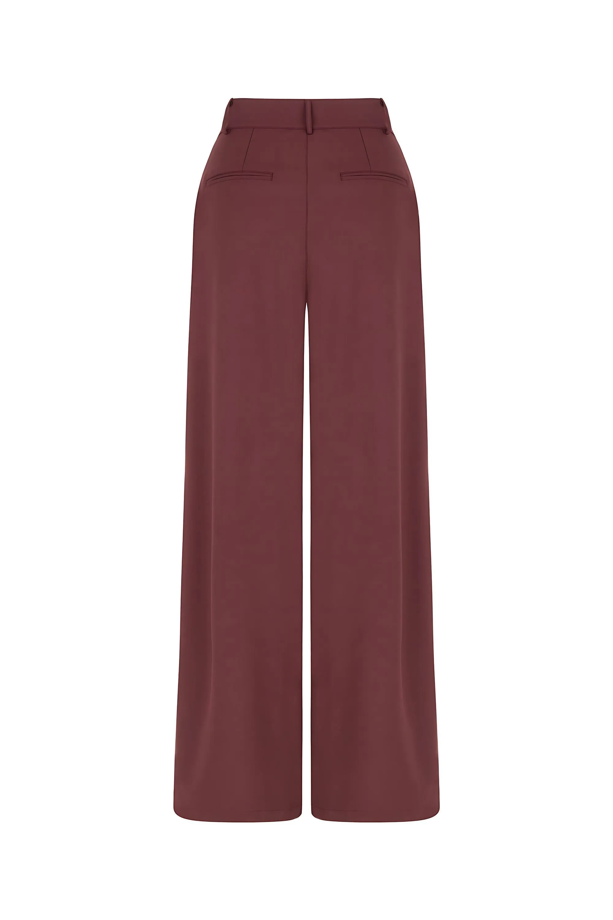 Pleated High-Waisted Pants