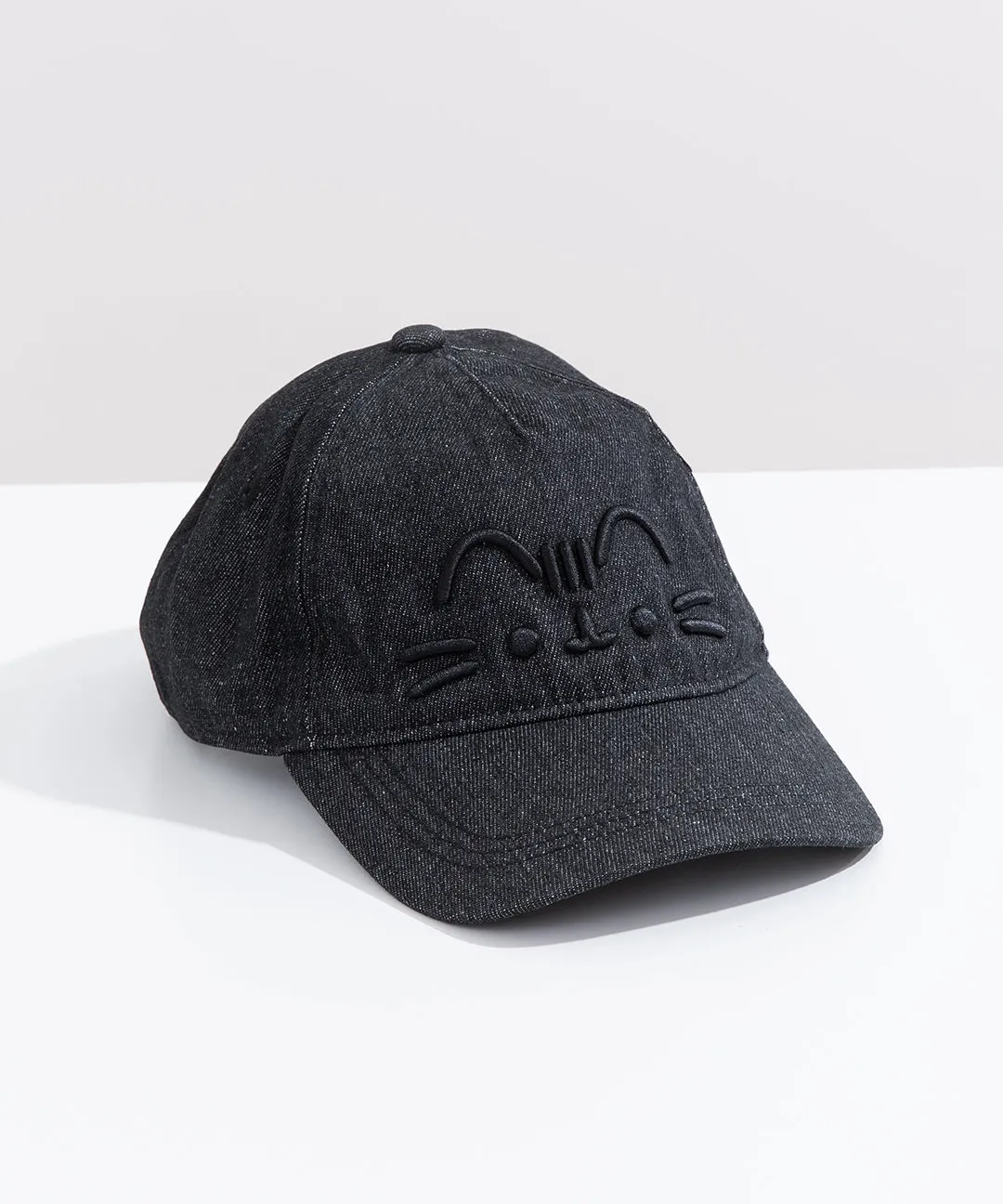 Pusheen Black Denim Cap