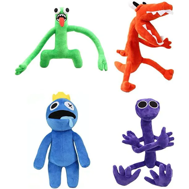 Rainbow Friends Plush Toys 4 pcs