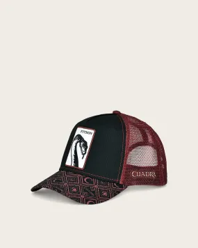 Red python patch cap