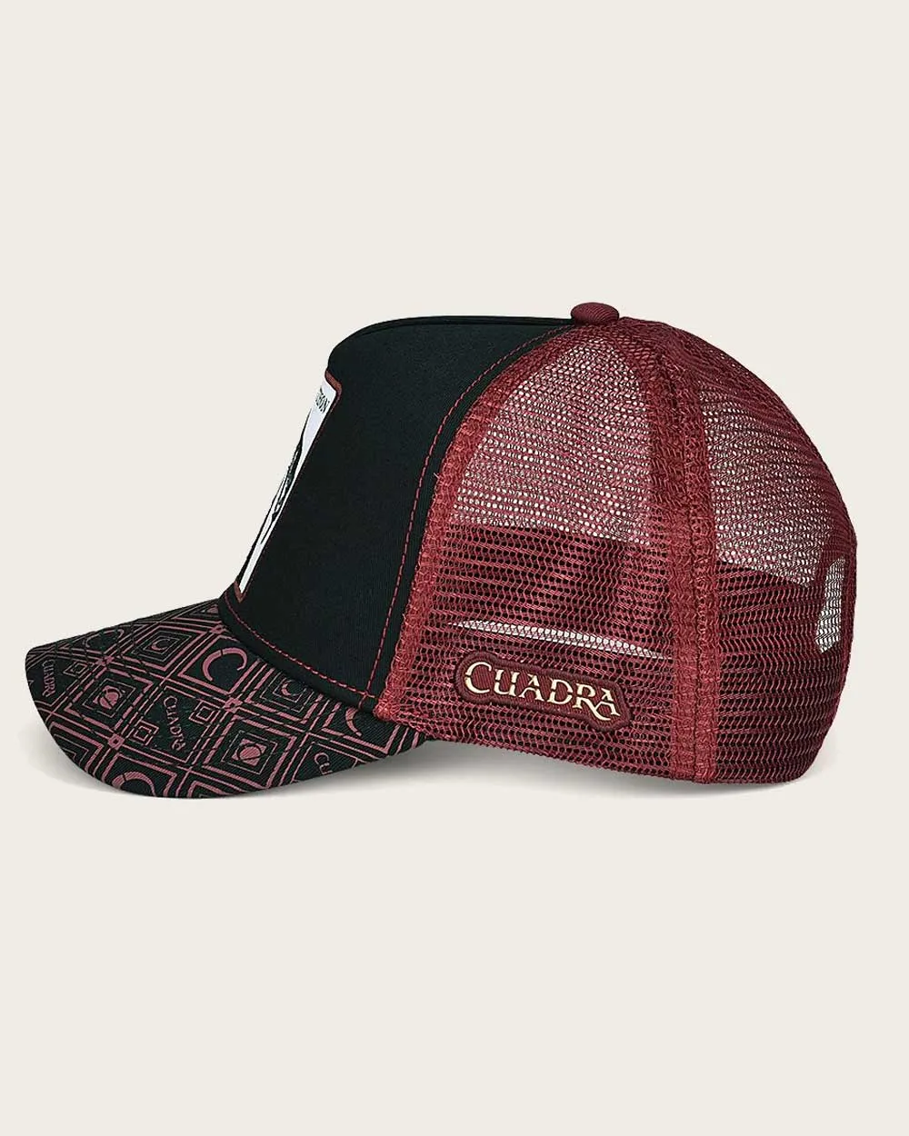 Red python patch cap