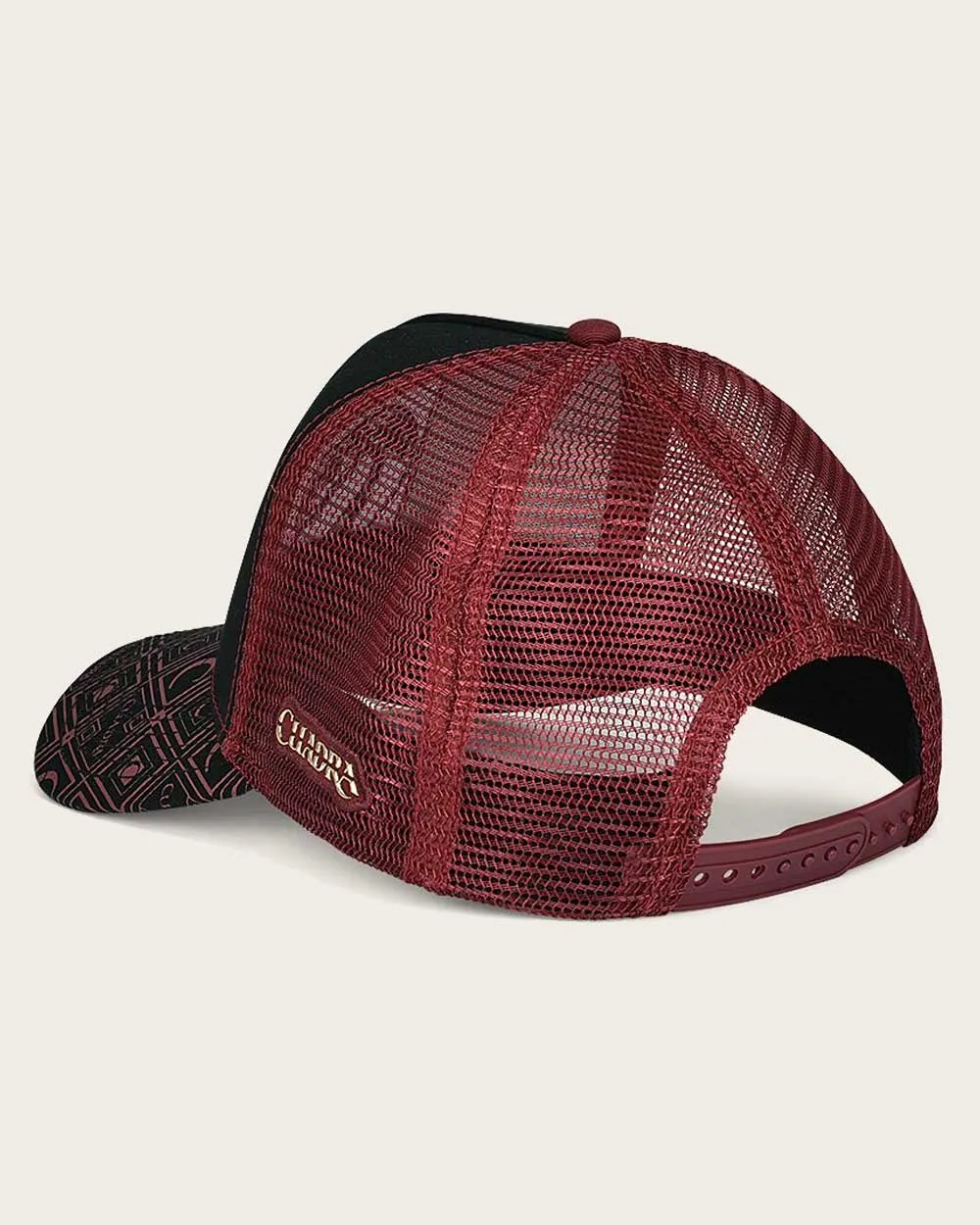 Red python patch cap