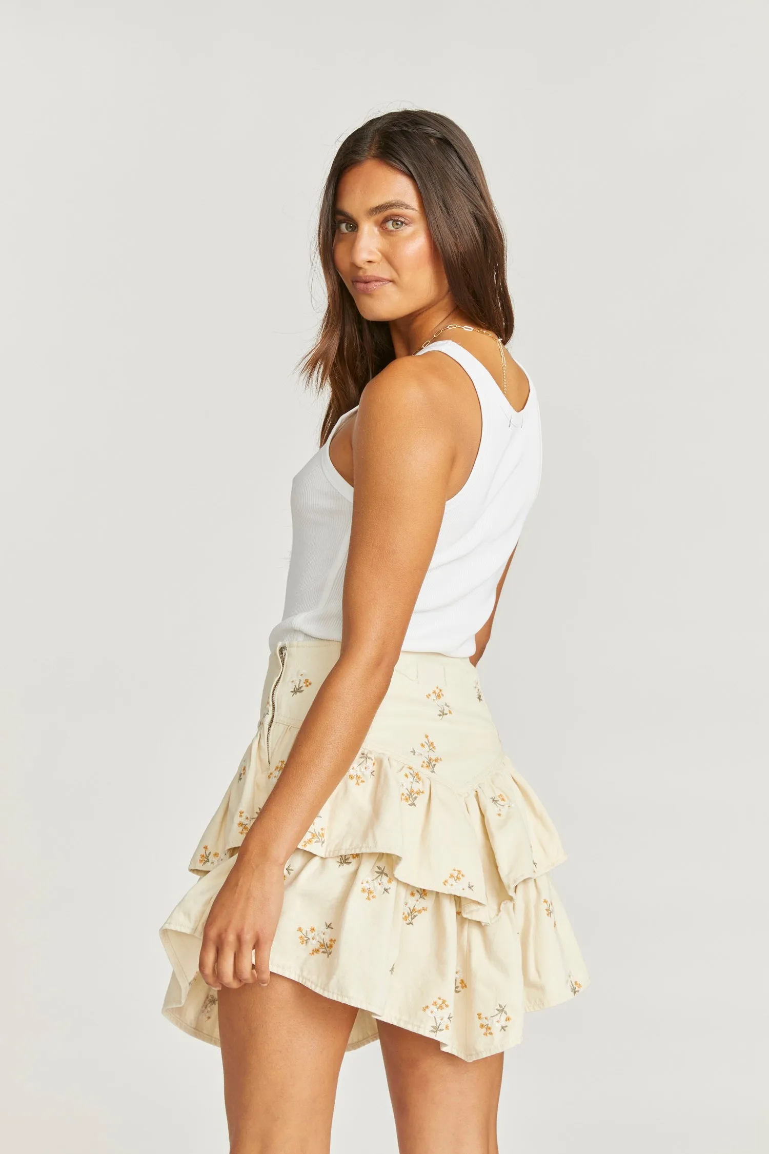 Ruffle Skirt - Provence