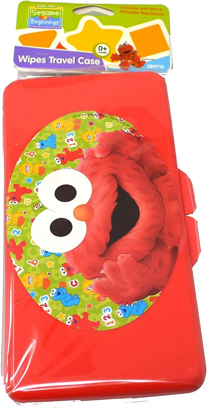 Sesame Street Cookie Monster Baby Wipes Travel Case NEW NWT Retro