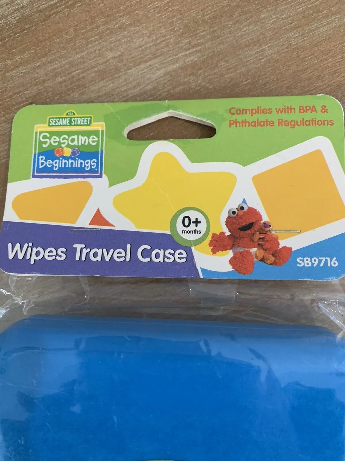 Sesame Street Cookie Monster Baby Wipes Travel Case NEW NWT Retro