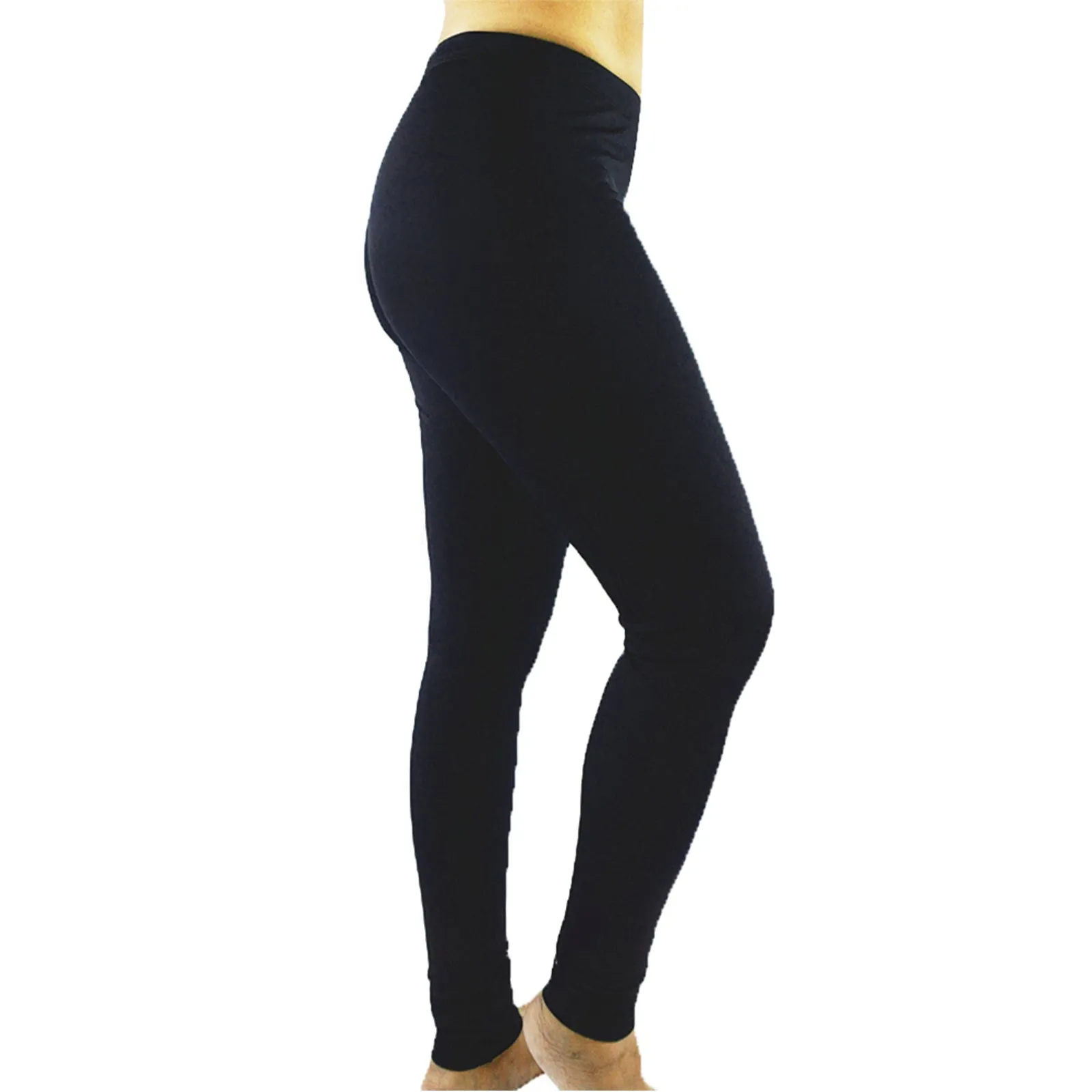 Skinny Legs Skating Leggings Fleece Lined Thermal Tights - Uni7