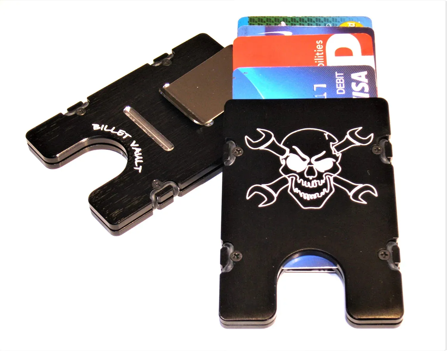 Skull Wrenches - BilletVault Aluminum Wallet