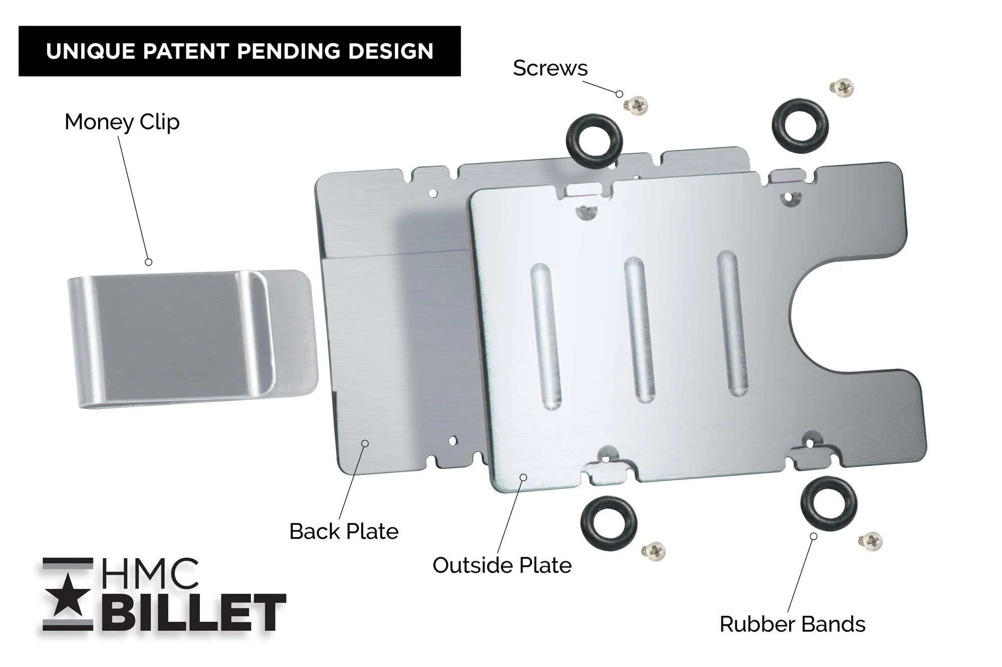 Skull Wrenches - BilletVault Aluminum Wallet