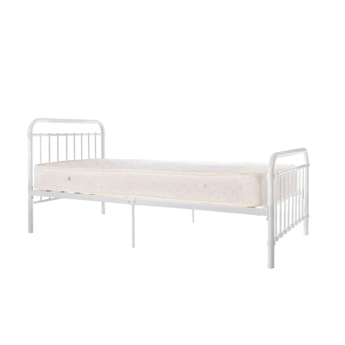 Sonata Bed - King Single - White