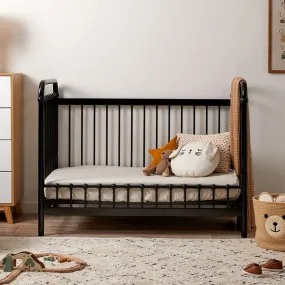 Sonata Cot Toddler Bed Conversion - Black