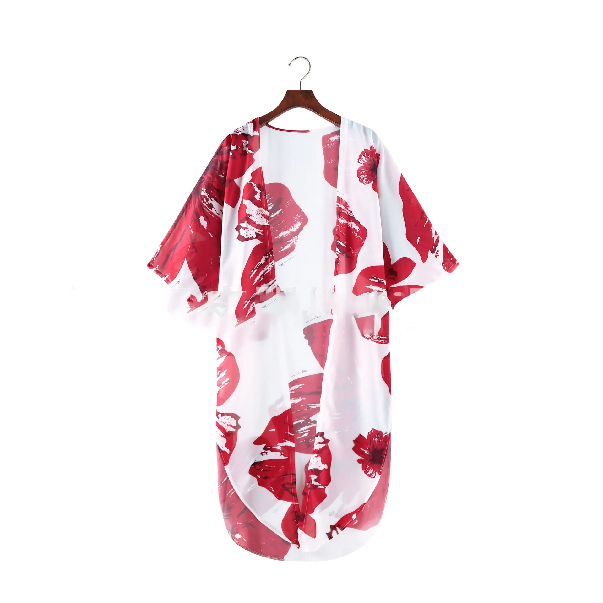 Swimsuit Cover-ups Waist Kimono Dress