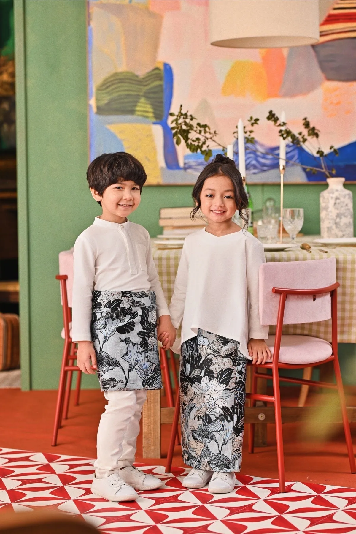 The Capai Baju Melayu Top - White