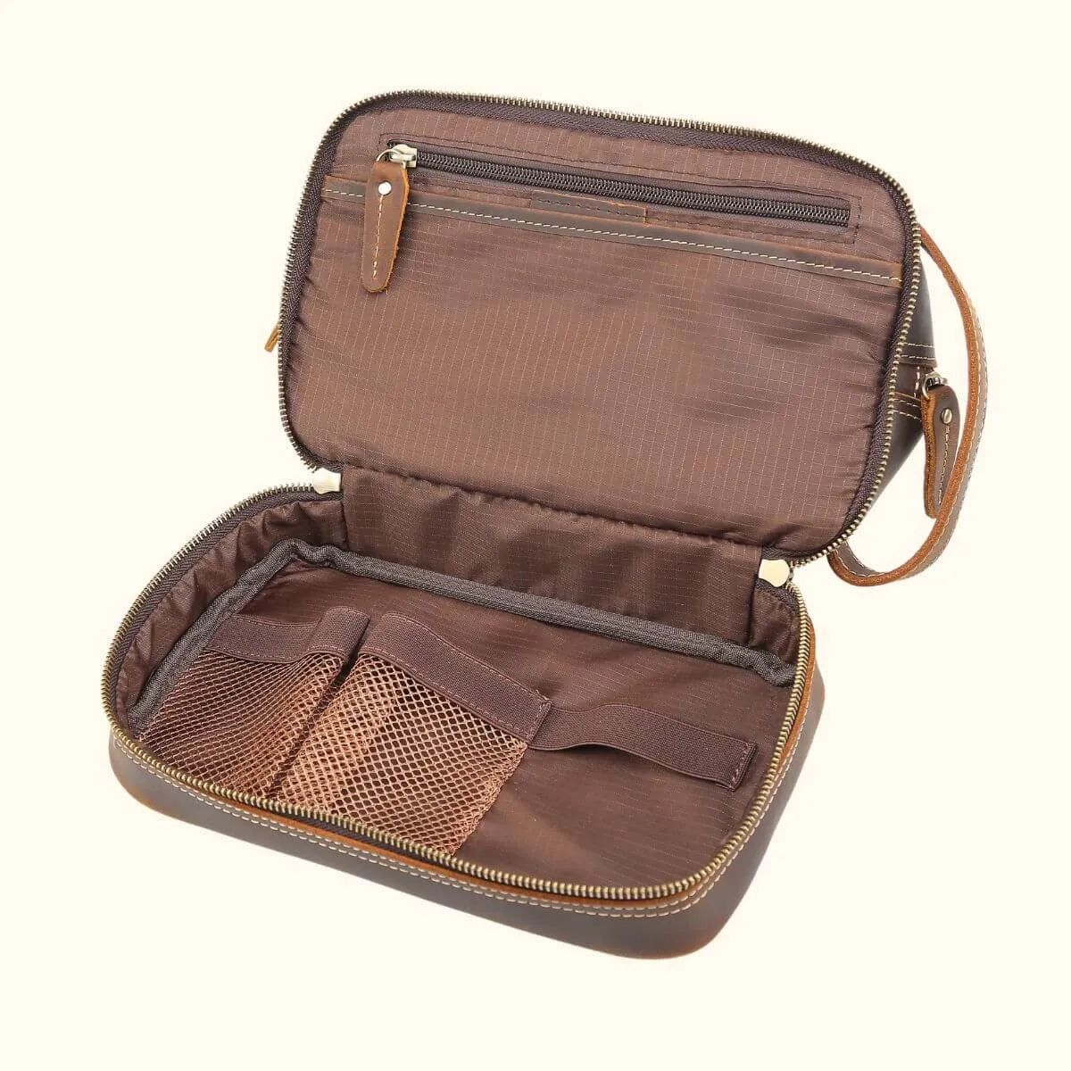 The Out House - Leather Cosmetic Bag