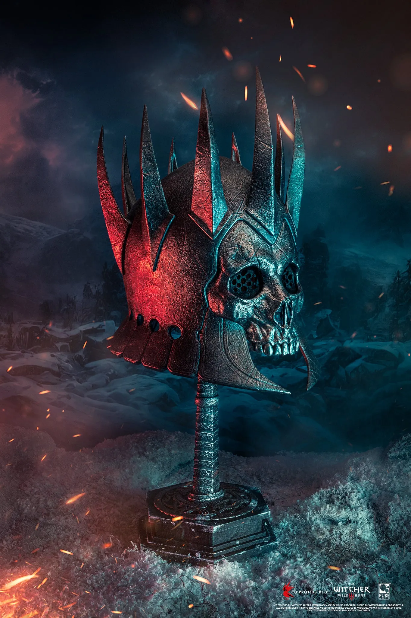 The Witcher 3: Wild Hunt Eredin Helmet 1/1 Scale Replica Exclusive Edition