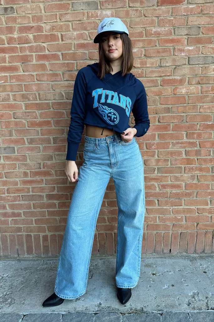 Titans Drawstring Crop Pullover