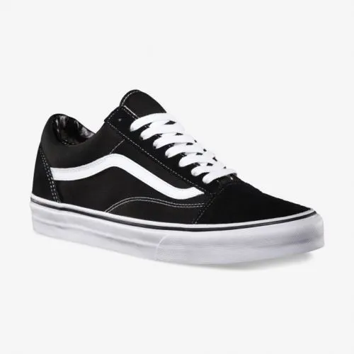 Vans Old Skool Skate Shoes Black/White All Sizes