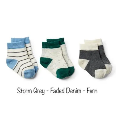 Wilson & Frenchy 3 Pack Baby Socks