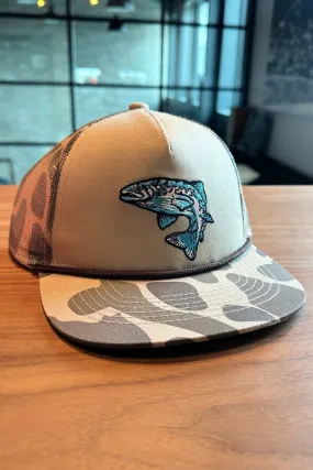 Youth Cap - Retro Camo Trout